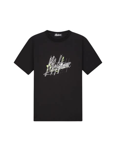 Malelions Splash Signature T Shirt Black Eddy S Eindhoven