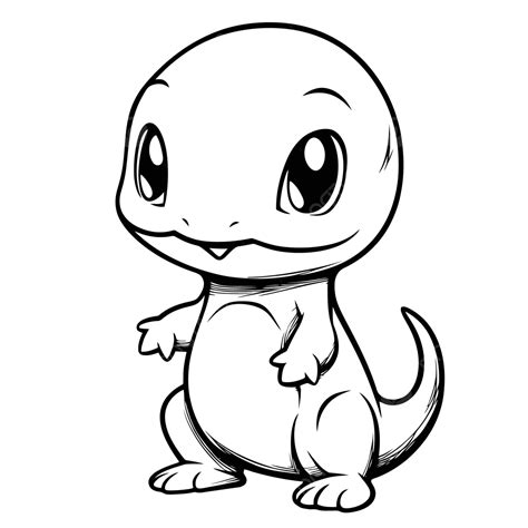 Cute Baby Dragon Coloring Pages Outline Sketch Drawing, 57% OFF