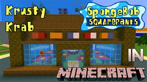 Minecraft Spongebob Krusty Krab Tour Youtube