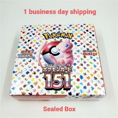 Pokemon Cards Scarlet And Violet Pokemon Card 151 Booster Box Sv2a Sealed