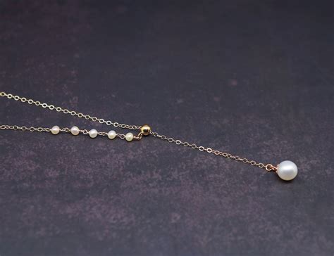 Adjustable Freshwater Pearl K Gold Filled Wire Wrapped Etsy