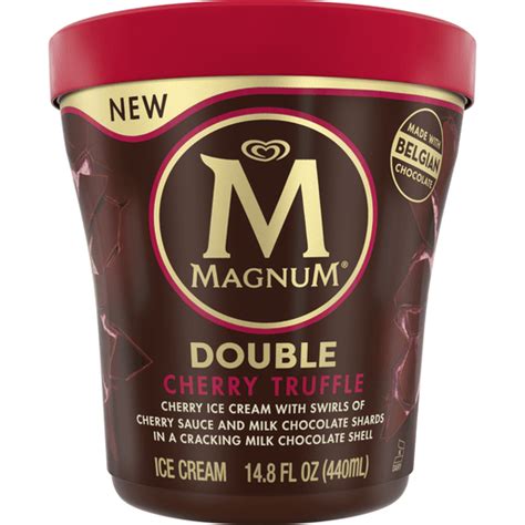 Magnum Ice Cream Double Cherry Truffle 14 8 Oz Ice Cream Kishman S Iga