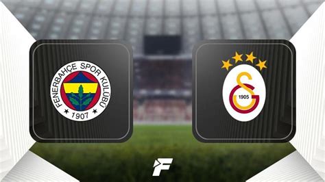 EN DIRECT Match Fenerbahçe Galatasaray commentaire en direct du