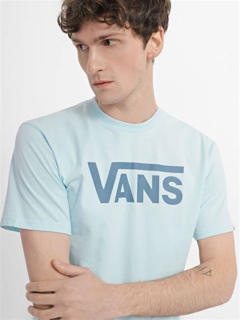 Футболка Vans Classic VN000GGGBVP1 для чоловіків, колір: Блакитний ...