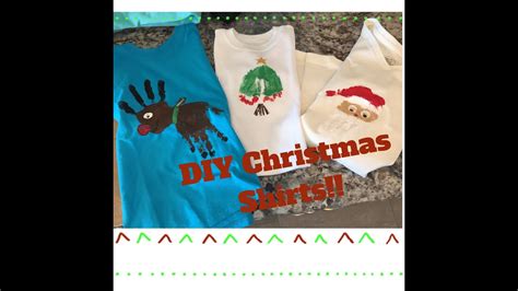 3 Diy Christmas Shirts Youtube