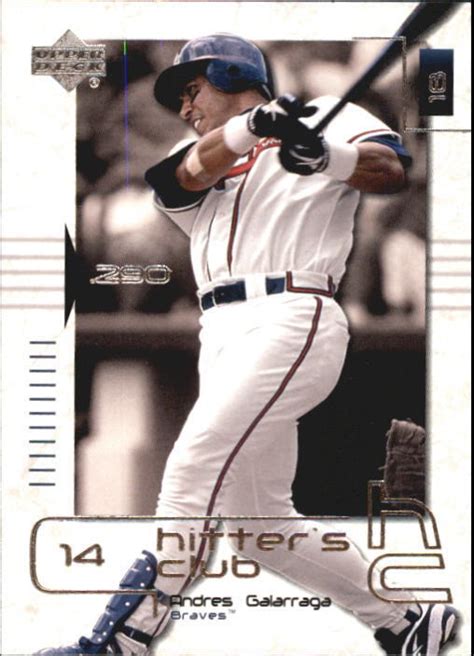 2000 Upper Deck Hitter S Club 10 Andres Galarraga EBay