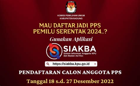 Seleksi Calon Anggota Panitia Pemungutan Suara Untuk Pemilihan Umum