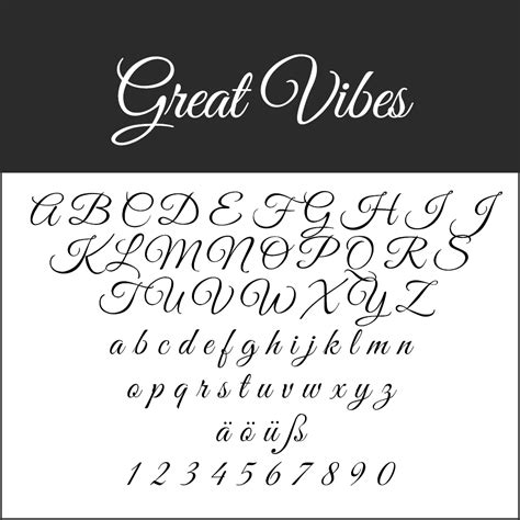 Elegante Schriftarten Klassische Fonts Wie Great Vibes Downloaden