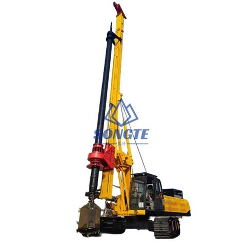 Rotary Pile Drilling Rig Sr For Foundation Piles M Songte The