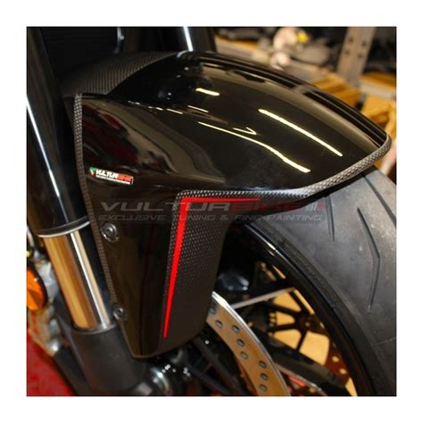 Garde Boue Avant En Carbone Sur Mesure Ducati Diavel V4