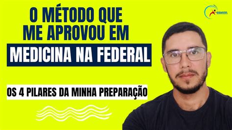 O MÉTODO QUE ME APROVOU EM MEDICINA NA FEDERAL YouTube