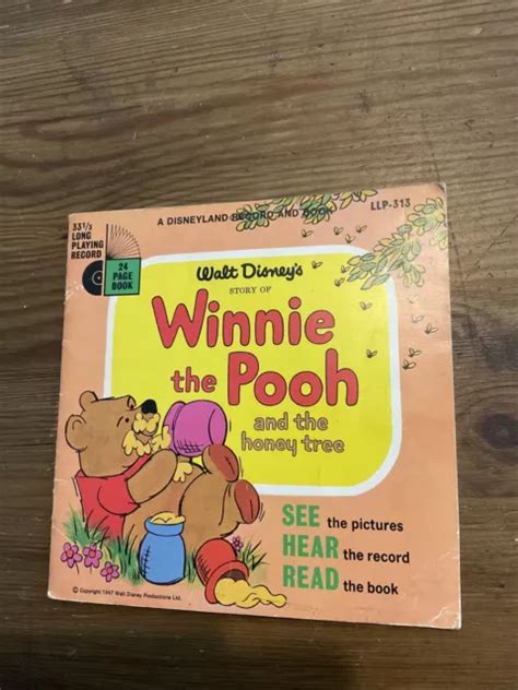 1967 WALT DISNEYS Story Of Winnie The Pooh 7 Long Play Record Tested