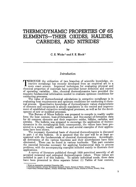 Handbook Of Refractory Carbides Nitrides Properties Characteristics Processing And Applications 1
