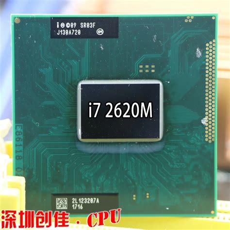 Original Intel Core Processor I7 2620M 4M Cache 2.7 GHz Laptop Notebook ...