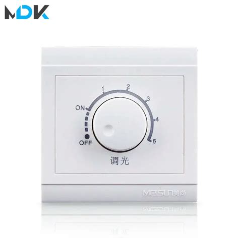 250W 220 230V LED Dimmer Adjustable Switch Brightness From Dark