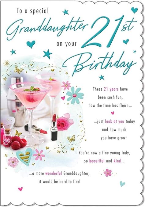 Piccadilly Greetings Geburtstagskarte Zum 21 Geburtstag 22 9 X 15 2