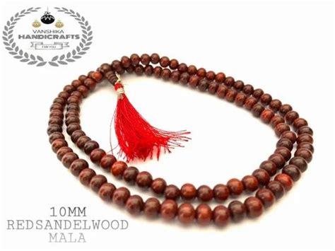 10 Mm Red Sandalwood Jaap Mala For Worship At Rs 101 Piece In Hisar