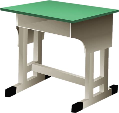 Tube école Bureau Décolier Png School Desk Clipart