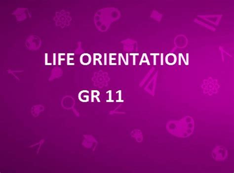 2019 Life Orientation Gr 11 Term 4 EXAM Teacha