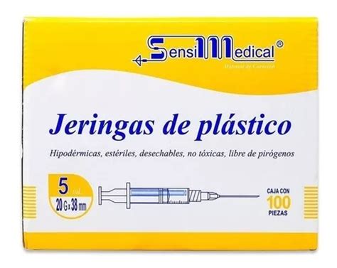 Busca Jeringa 5 Ml Negra Sensimedical C 100 Pz Desechable A La Venta En