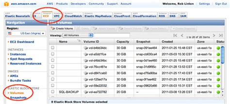 Elastic Block Store Ebs Amazon Web Services Migrating Your Enterprise Application