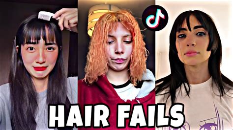 Hair Fails Tiktok Compilation Part2 Youtube