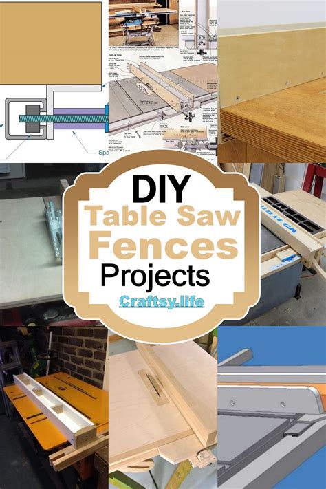 13 DIY Table Saw Fence Plans Free - Craftsy