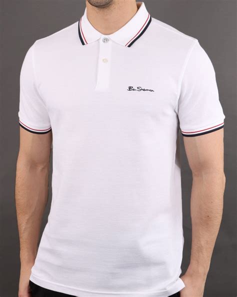 Ben Sherman Polo Shirt White Ben Sherman At S Casual Classics