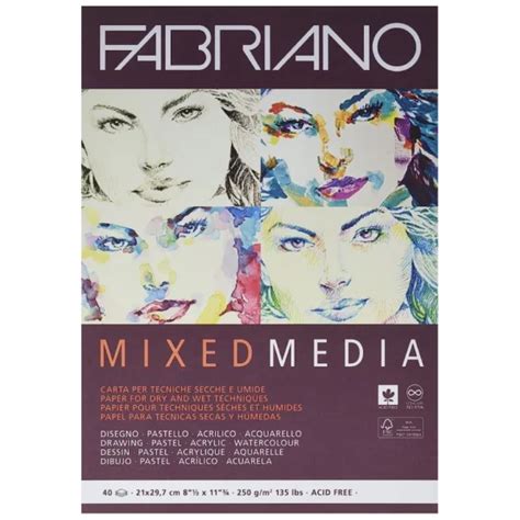 A4 Fabriano Mixed Media Pad 250gsm My Art Shop