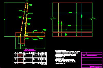 Muro De Contencion Cantilever En Autocad Librer A Cad The Best Porn