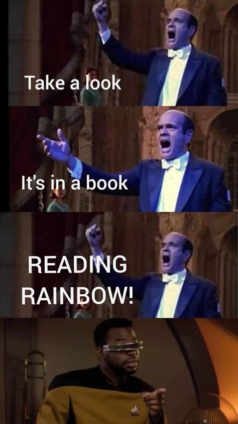 Reading Rainbow : r/startrekmemes