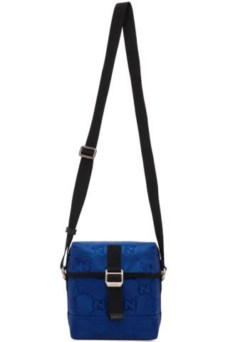 Gucci Blue Off The Grid Messenger Bag SSENSE Canada