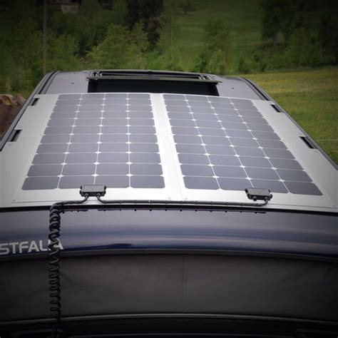 A Solar Panel On The Back Of A Car