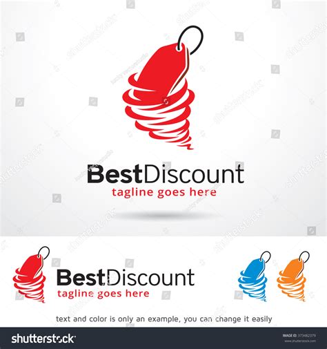 Best Discount Logo Design Template Stock Vector (Royalty Free ...