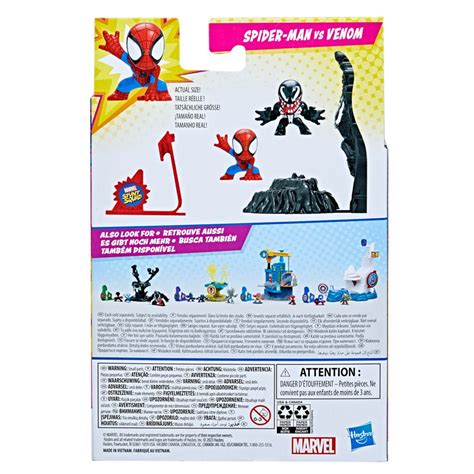 Marvel Stunt Squad Spider Man Vs Venom Playset