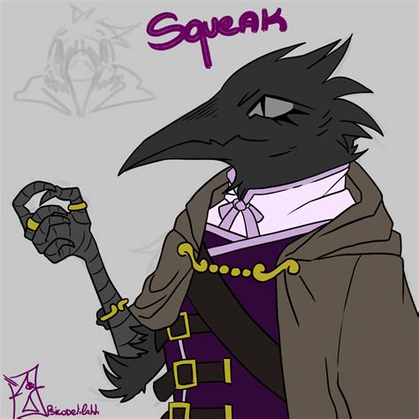 [art] Squeak The Kenku Rogue R Dnd