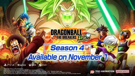 Dragon Ball The Breakers Reveals Season With Broly And More