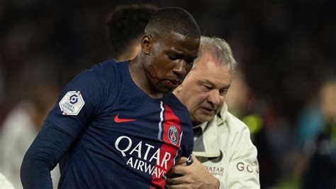 Ligue des champions PSG Barça Nordi Mukiele forfait après son choc