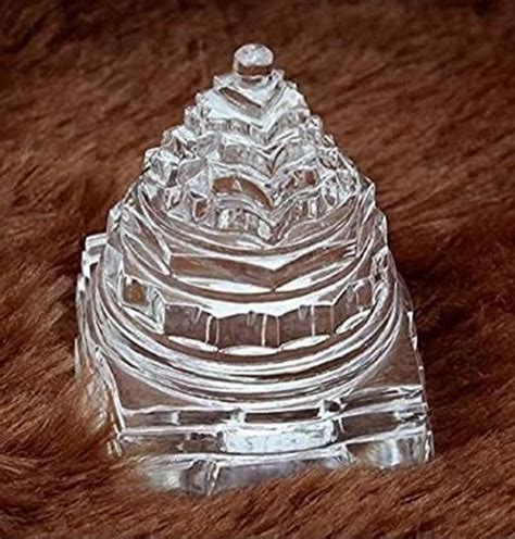 Natural Clear Quartz Crystal Shree Yantra At Rs Gram Khambhat Id