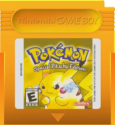 Pokémon Yellow Version Special Pikachu Edition Details LaunchBox