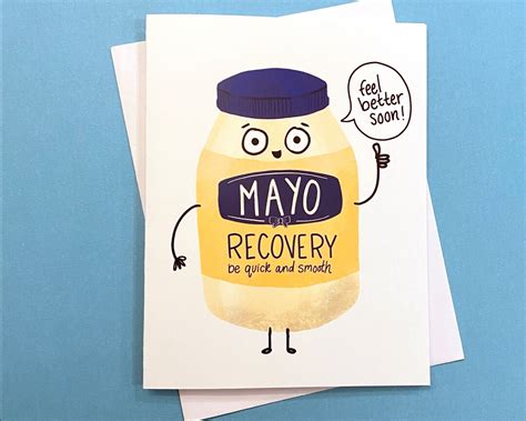 Funny Get Well Soon Greeting Card - Etsy