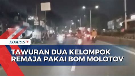 Meresahkan Dua Kelompok Remaja Tawuran Saling Serang Pakai Sajam