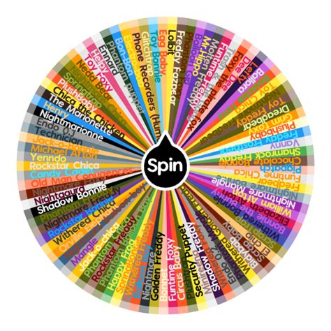 Fnaf Characters Update Spin The Wheel App