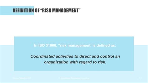 Ppt Iso 31000 2018 Risk Management Awareness Training Powerpoint Presentation Id 11820449