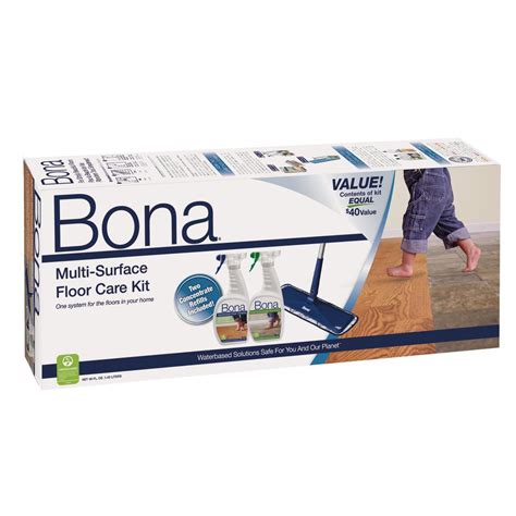 Bona Multi Surface Floor Care Kit Wm710013501 The Home Depot