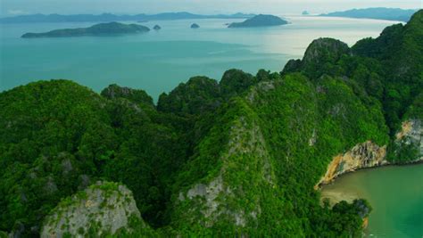 aerial view ao phang nga national Stock Footage Video (100% Royalty-free) 6319943 | Shutterstock