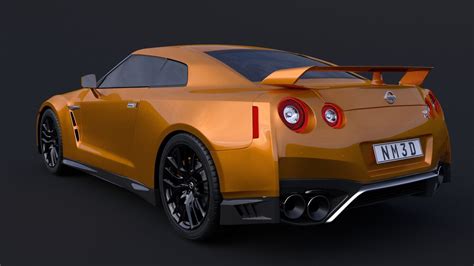 Nissan Gtr R35 3d Model Cgtrader