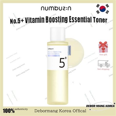 New Numbuzin Numpuzin No5 Vitamin Boosting Essential Toner 200ml