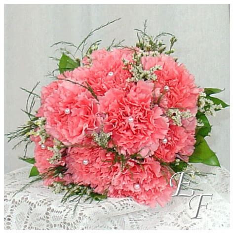 Pink Carnation Bouquet EF-701 - Blooms At The Boutique