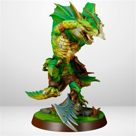 Hot Goblin Lizardman Of Falgor D On Base